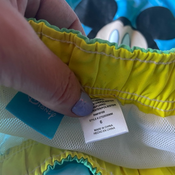 Disney Mickey Mouse swim set boys size 6 - Picture 8 of 10